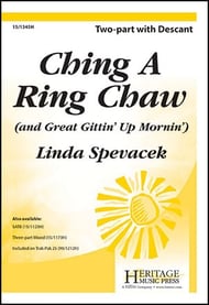 Ching a Ring Chaw Two-Part choral sheet music cover Thumbnail